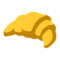 Croissant emoji on Google
